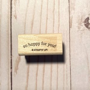5/20$ RUBBER STAMP so hoppy for you!